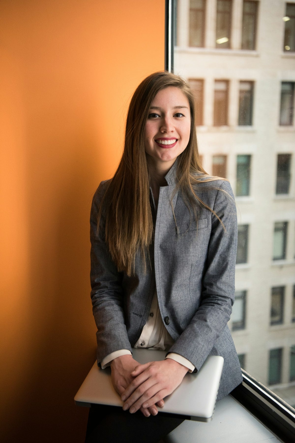 Woman starting a new career in image consulting