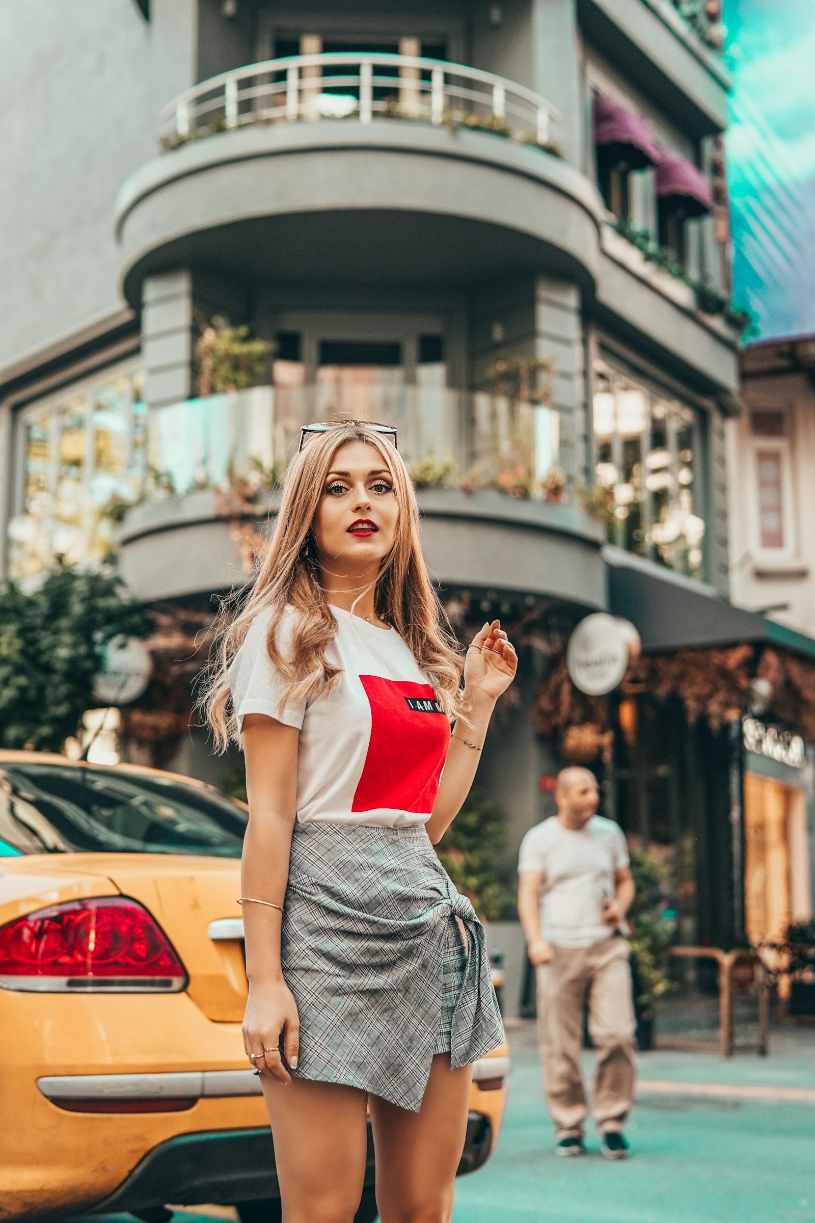 Everyday woman in natural daylight