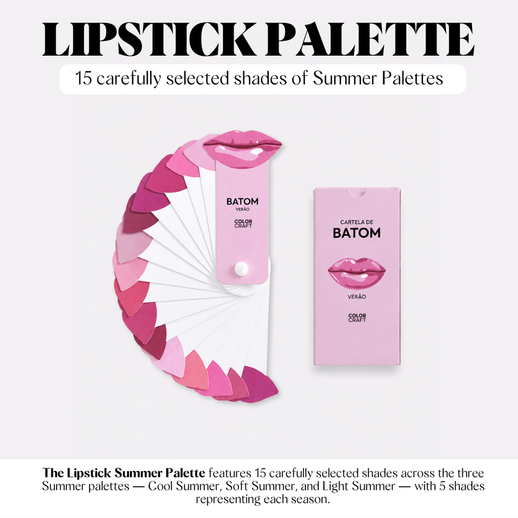 Color Craft lipstick palette fan, single seasonal palette