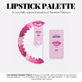 Color Craft lipstick palette fan, single seasonal palette