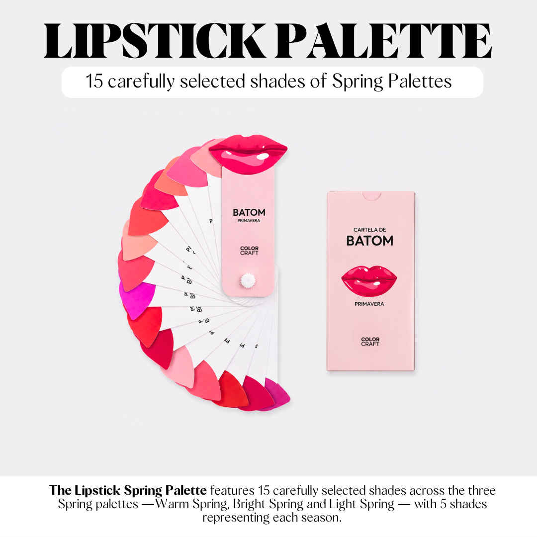 Color Analysis Lipstick Palette Fan