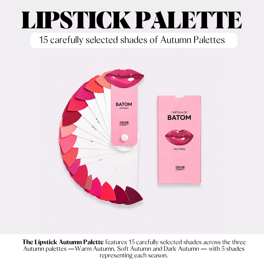 Color Analysis Lipstick Palette Fan