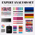 Color Analysis Draping Kit — Expert Set, 75 Professional Drapes