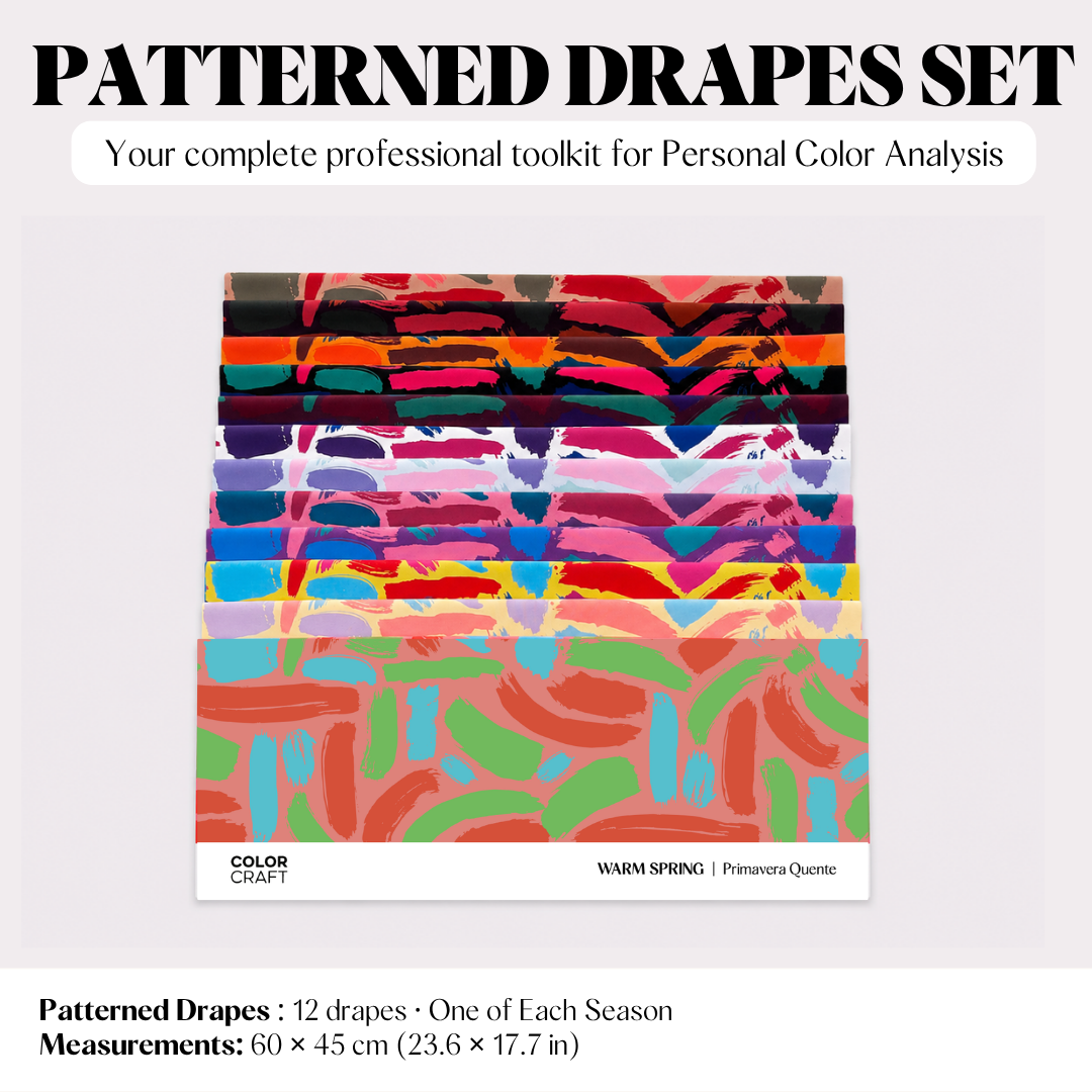 Color Analysis Draping Kit — Expert Set, 75 Professional Drapes