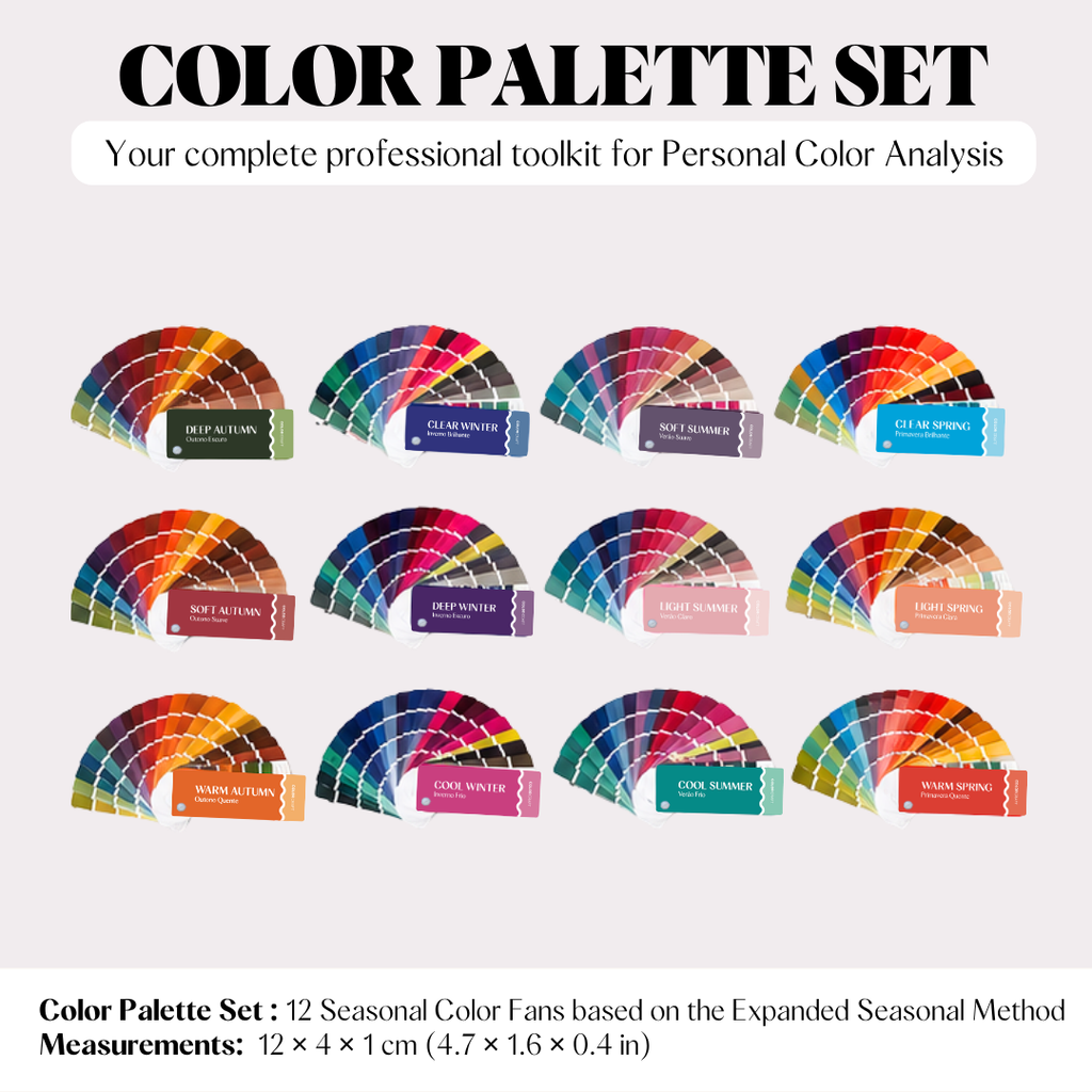 Color Analysis Draping Kit — Expert Set, 75 Professional Drapes