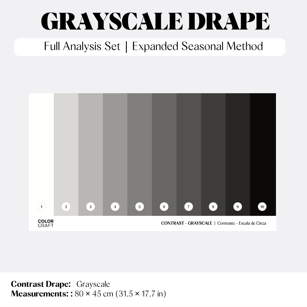 Color Analysis Full Drapes Set •  39 Piece Professional Kit