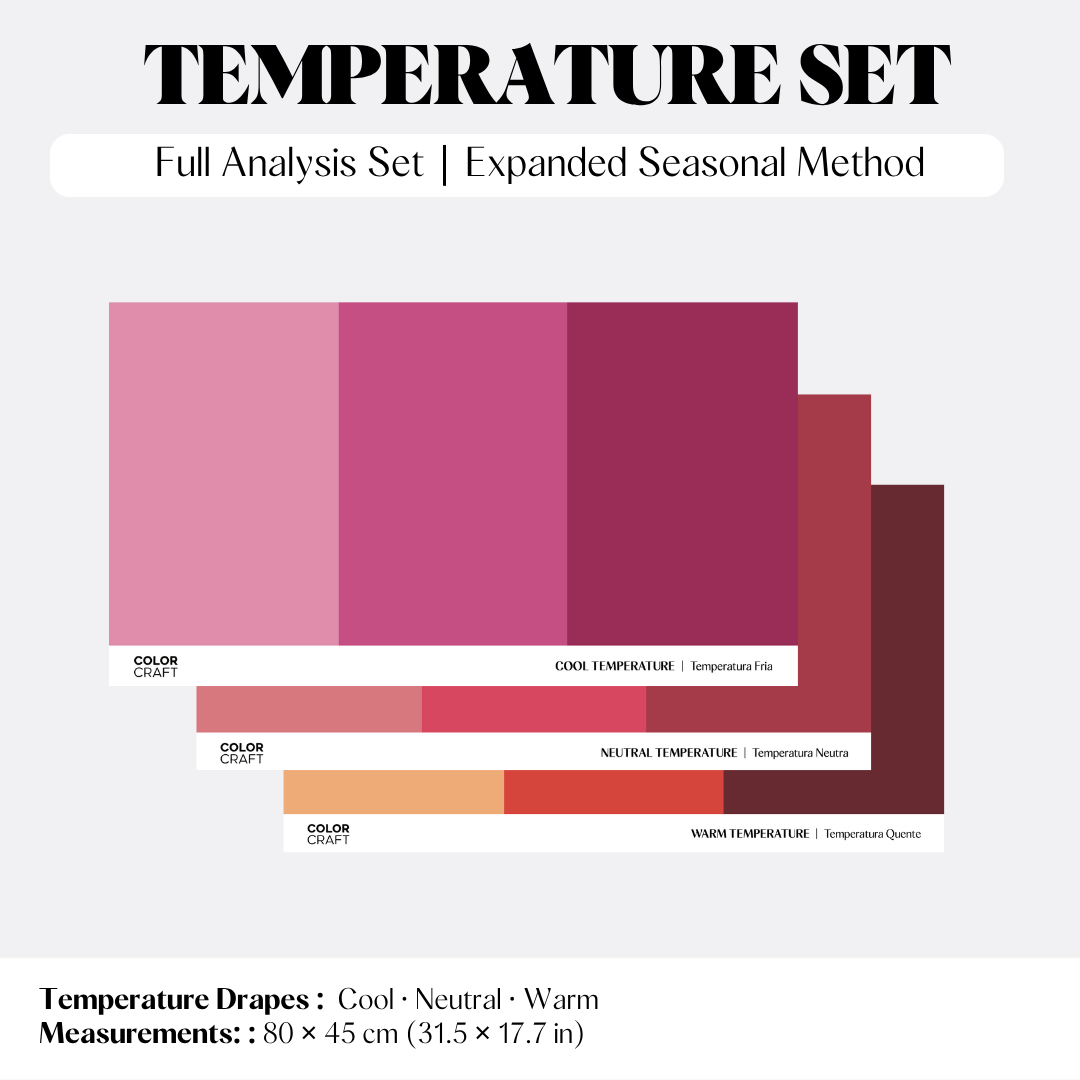 Color Analysis Full Drapes Set •  39 Piece Professional Kit