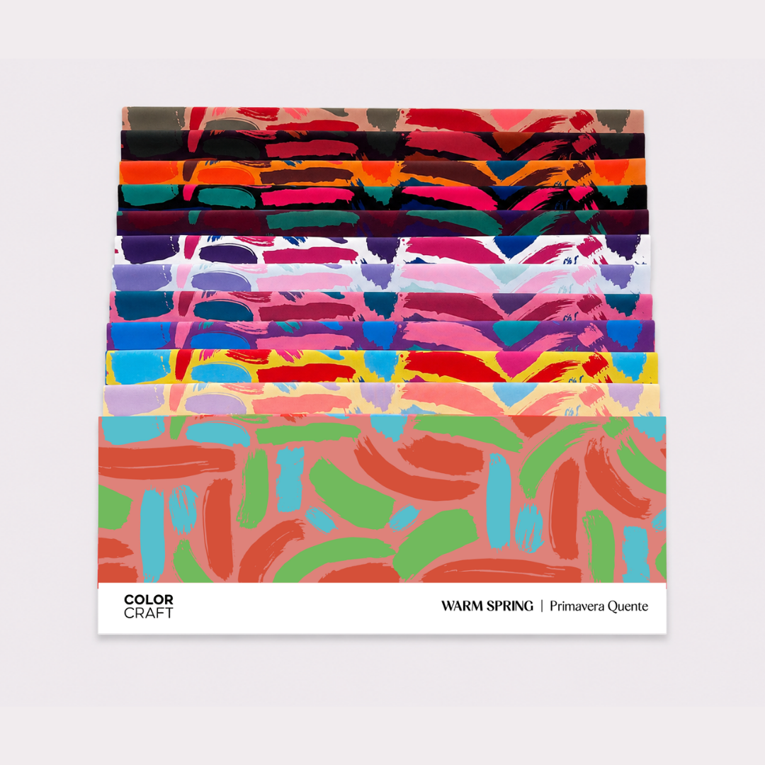 Color Analysis Drapes — Seasonal Printed, 12 Palettes