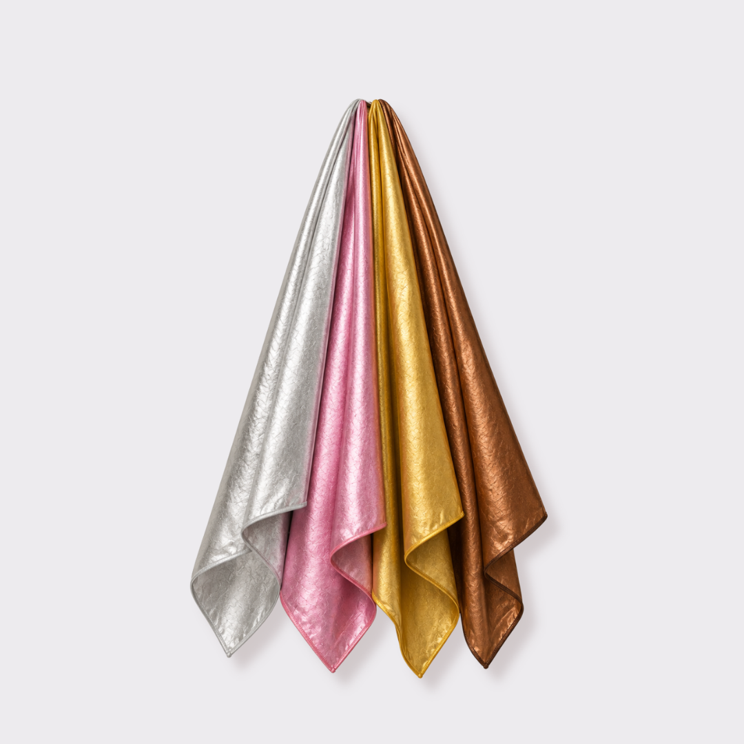 Metallic Drapes Set