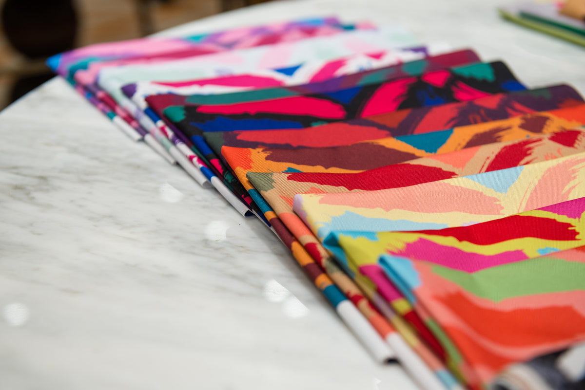 Seasonal Printed Drapes Set