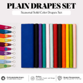 Color Craft plain color drapes set for personal color analysis
