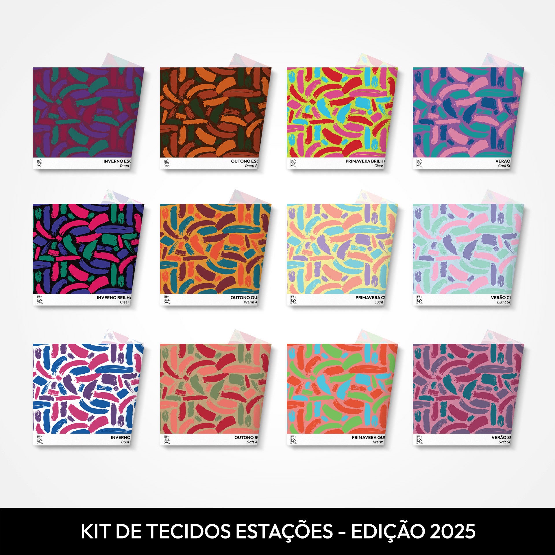Seasonal Printed Drapes Set
